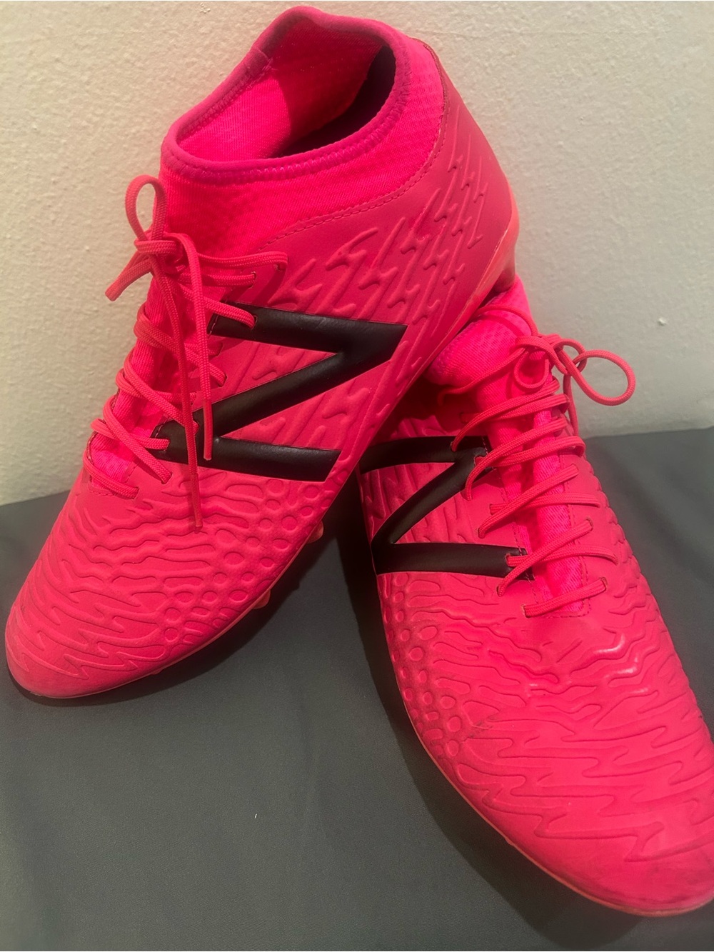 New Balance Tekela Pink Black FG Soccer Cleats Men’s 11.5